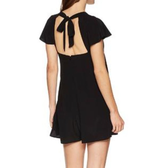 NWT French Connection Flutter Open Back Romper - Picture 2 of 4